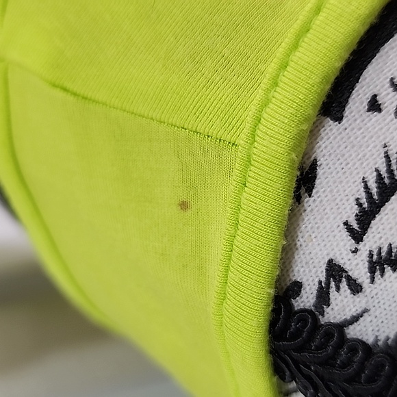 Bebe Neon Green And Teal Ruched Maxi Dress S - Picture 9 of 10